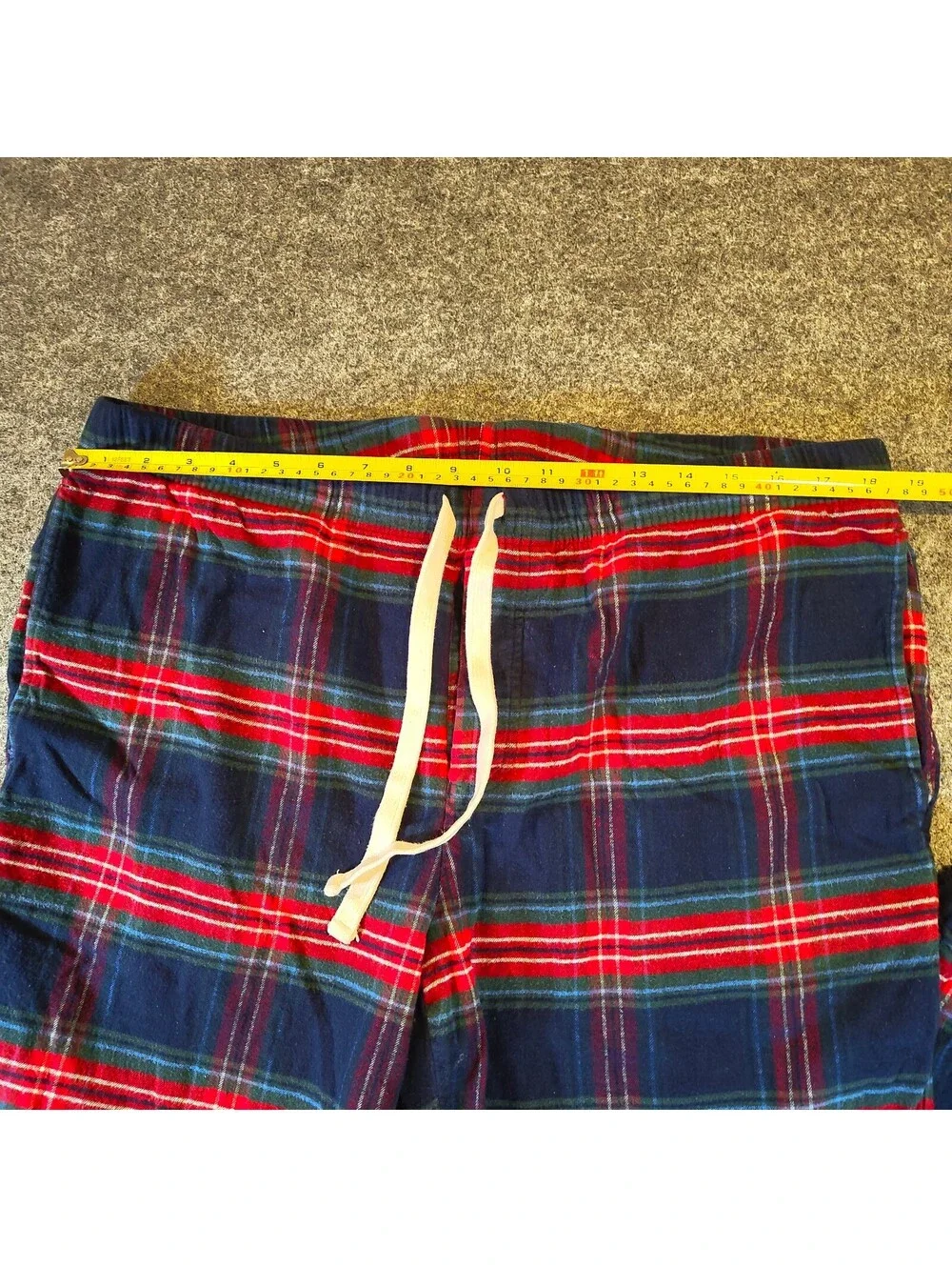 Vineyard Vines Flannel Pajama Pants Red Blue Green Plaid XL Lounge